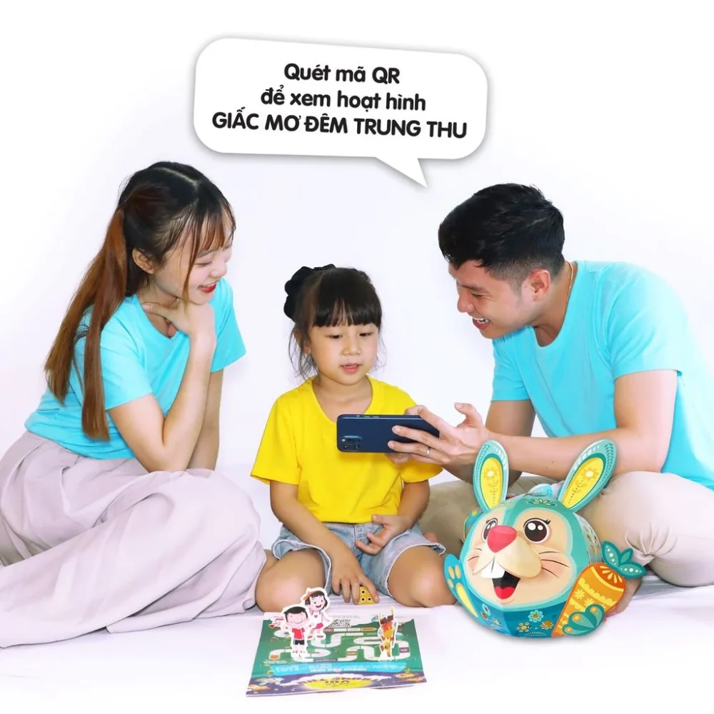 Lồng Đèn Kết Nối - Thỏ Yêu Thương - Hình ảnh 4