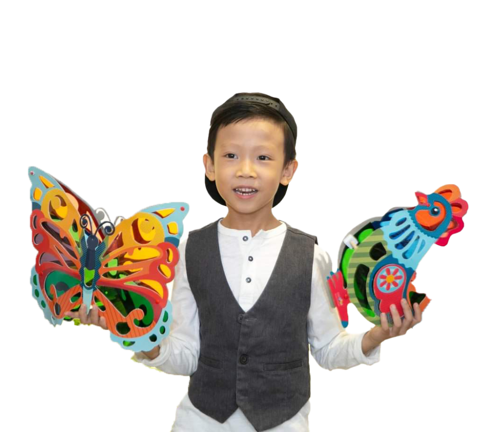Lồng đèn Trung Thu Xanh - Cá chép - Hình ảnh 3