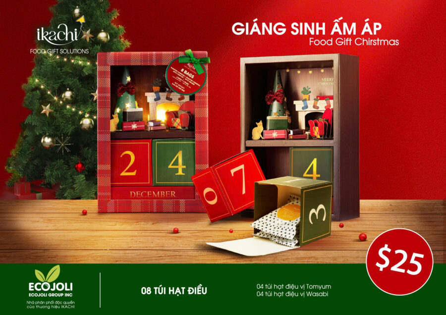 Combo Quà Giáng Sinh Xanh "Joyful Noel - Roasted Cashews" - Hình ảnh 7