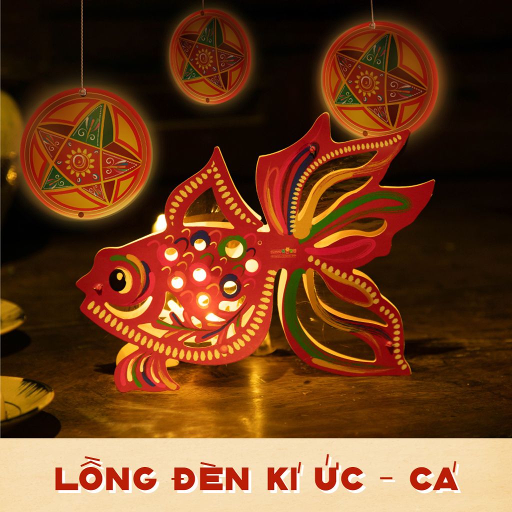 Lồng đèn trang trí Ký Ức Đêm Trăng - Cá - Ảnh 2