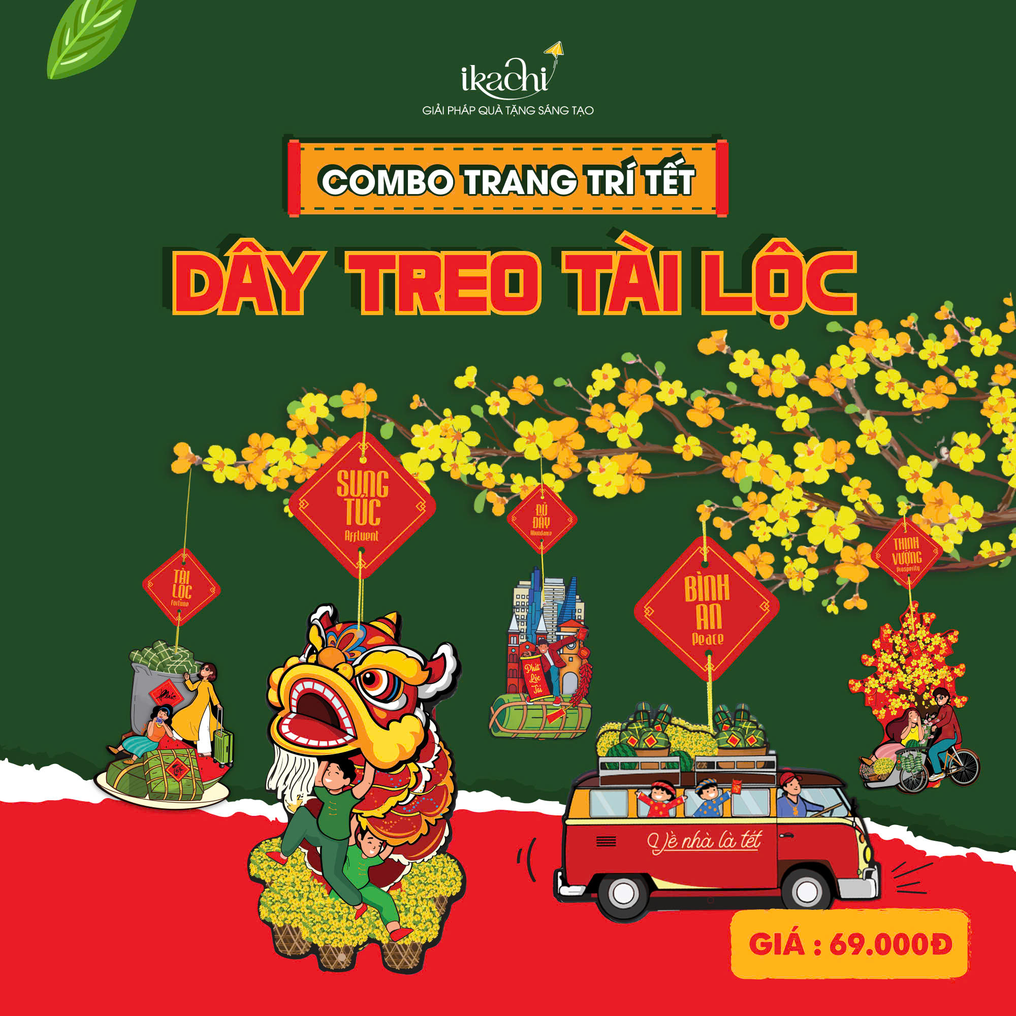 Combo Dây Treo Tài Lộc