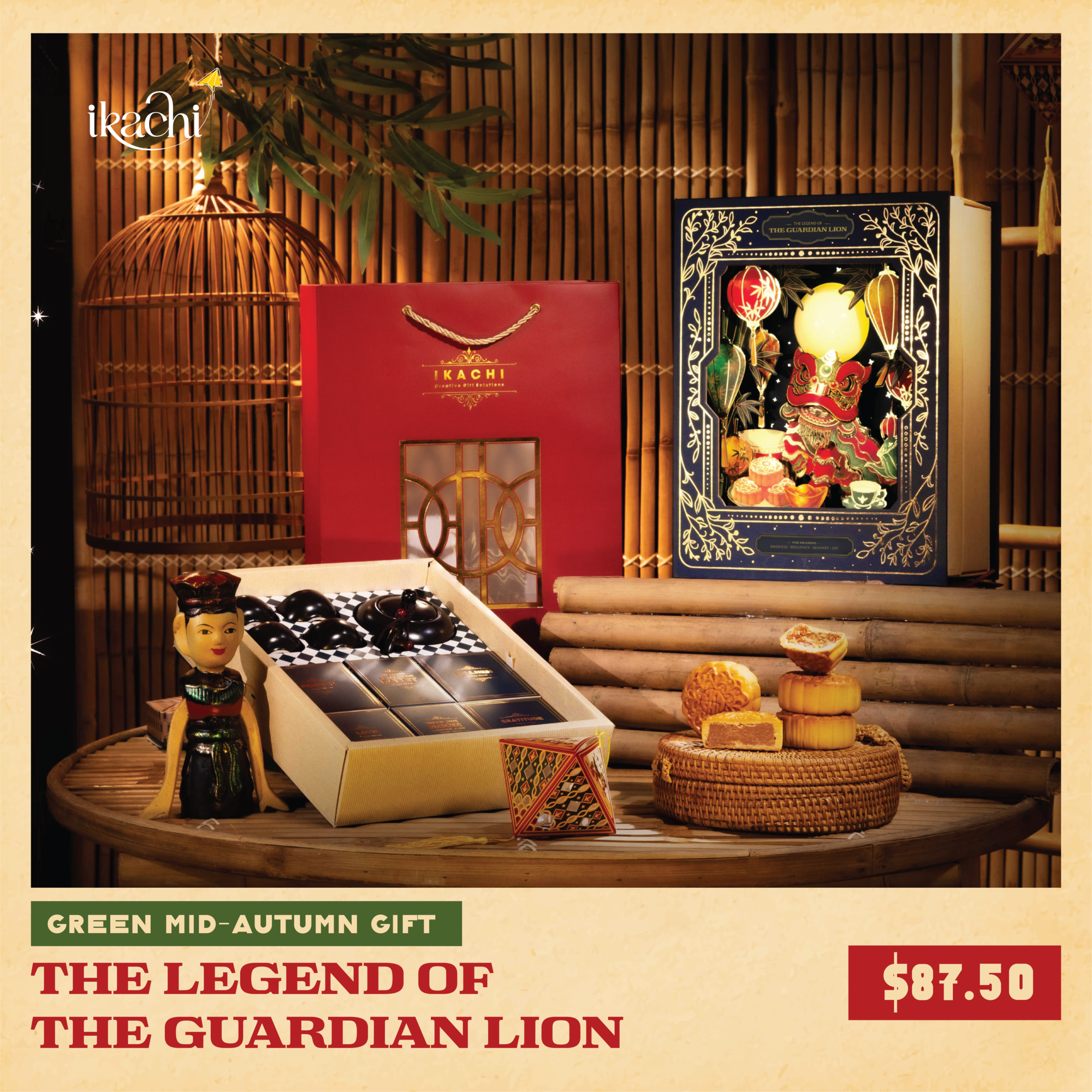 Eco-friendly Mid-Autumn Festival Gift Box Set | THE LEGEND OF THE GUARDIAN LION