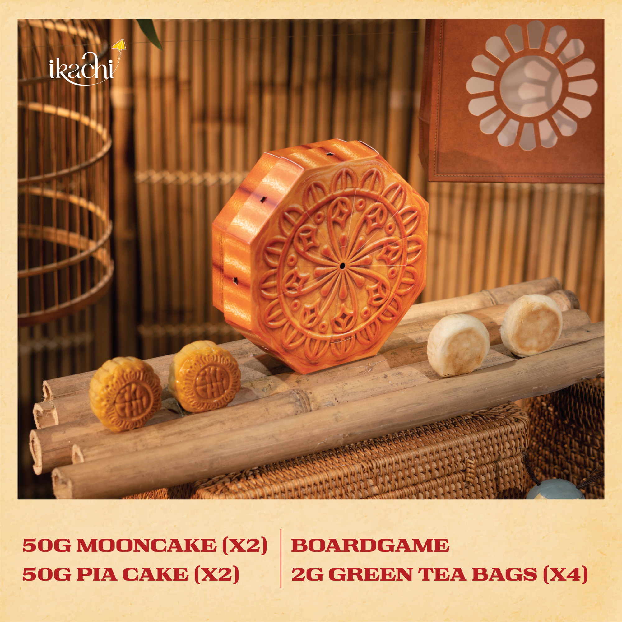COMBO HỘP QUÀ TRUNG THU XANH | Bánh Nướng Kéo Quân - Ảnh 2