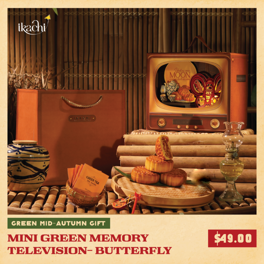 Eco-friendly Mid-Autumn Festival Gift Box Set | MINI GREEN MEMORY TELEVISION - BUTTERFLY