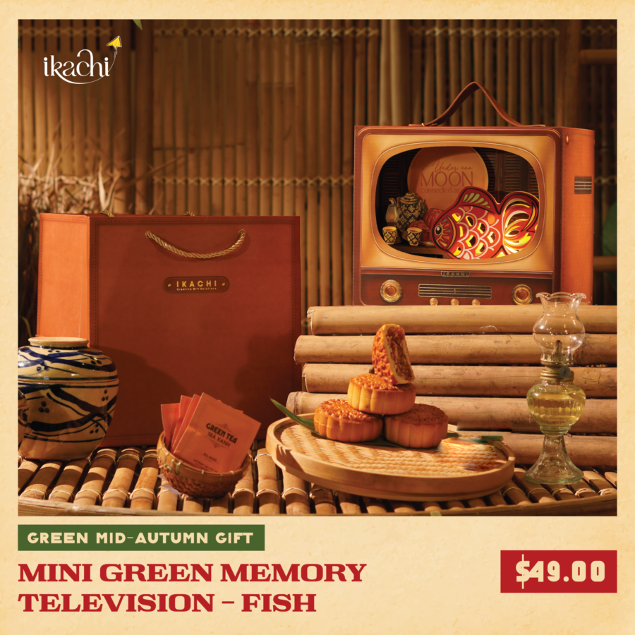 Eco-friendly Mid-Autumn Festival Gift Box Set | MINI GREEN MEMORY TELEVISION – FISH