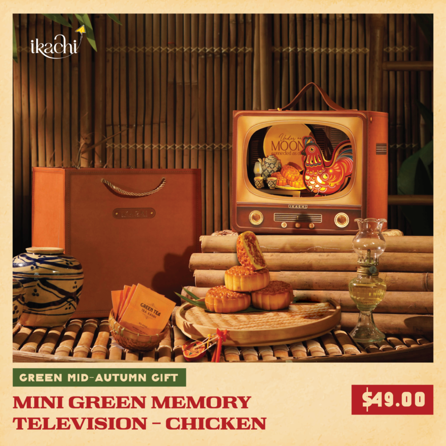 Eco-friendly Mid-Autumn Festival Gift Box Set | MINI GREEN MEMORY TELEVISION – CHICKEN