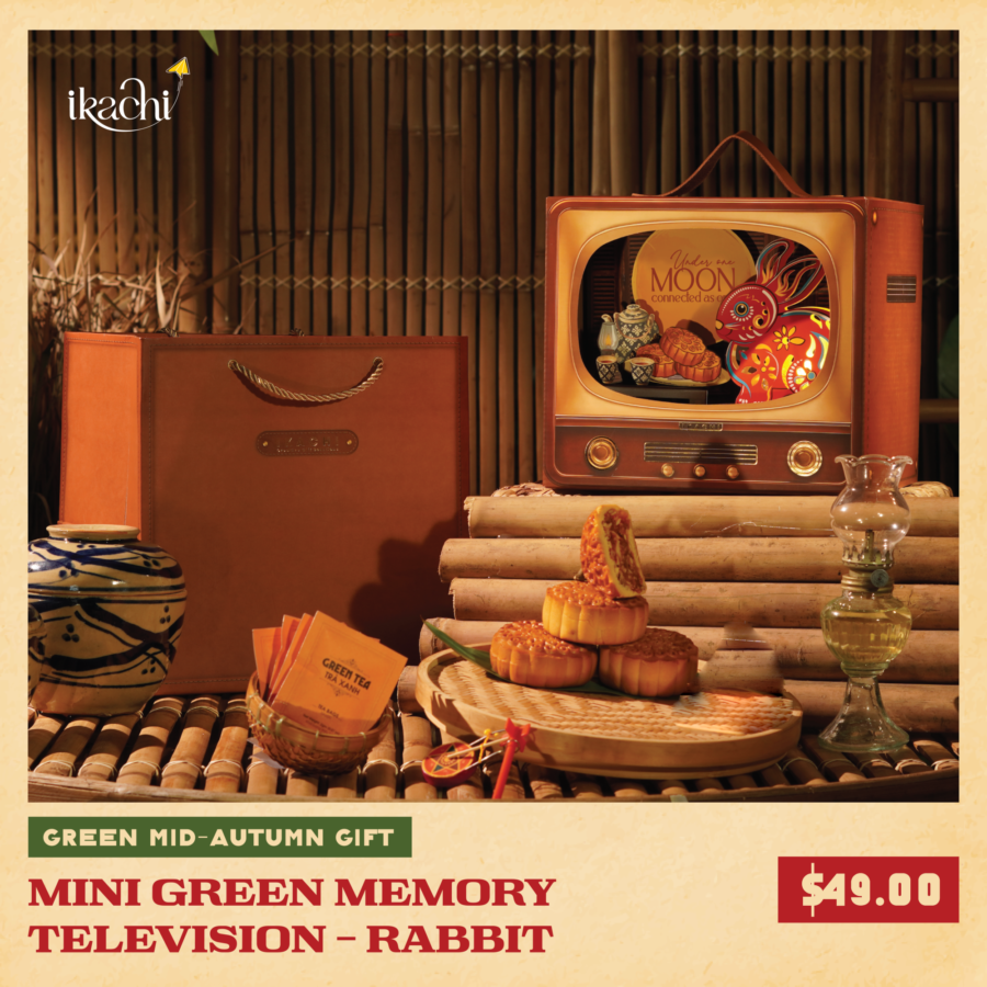 Eco-friendly Mid-Autumn Festival Gift Box Set | MINI GREEN MEMORY TELEVISION – RABBIT