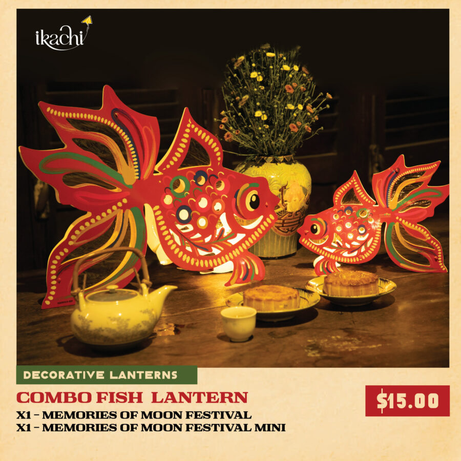 DECORATIVE LANTERN COMBO – MEMORIES OF MOON FESTIVAL FISH